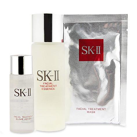 SK-II 神仙水护肤套装（神仙水 70ml+嫩肤晶莹露30ml+面膜1片） *2套