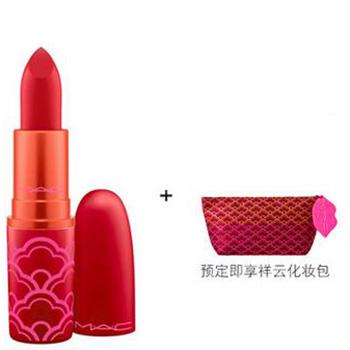 双11预售： MAC魅可 祥云限量版 Ruby Woo唇膏+化妆包 套装
