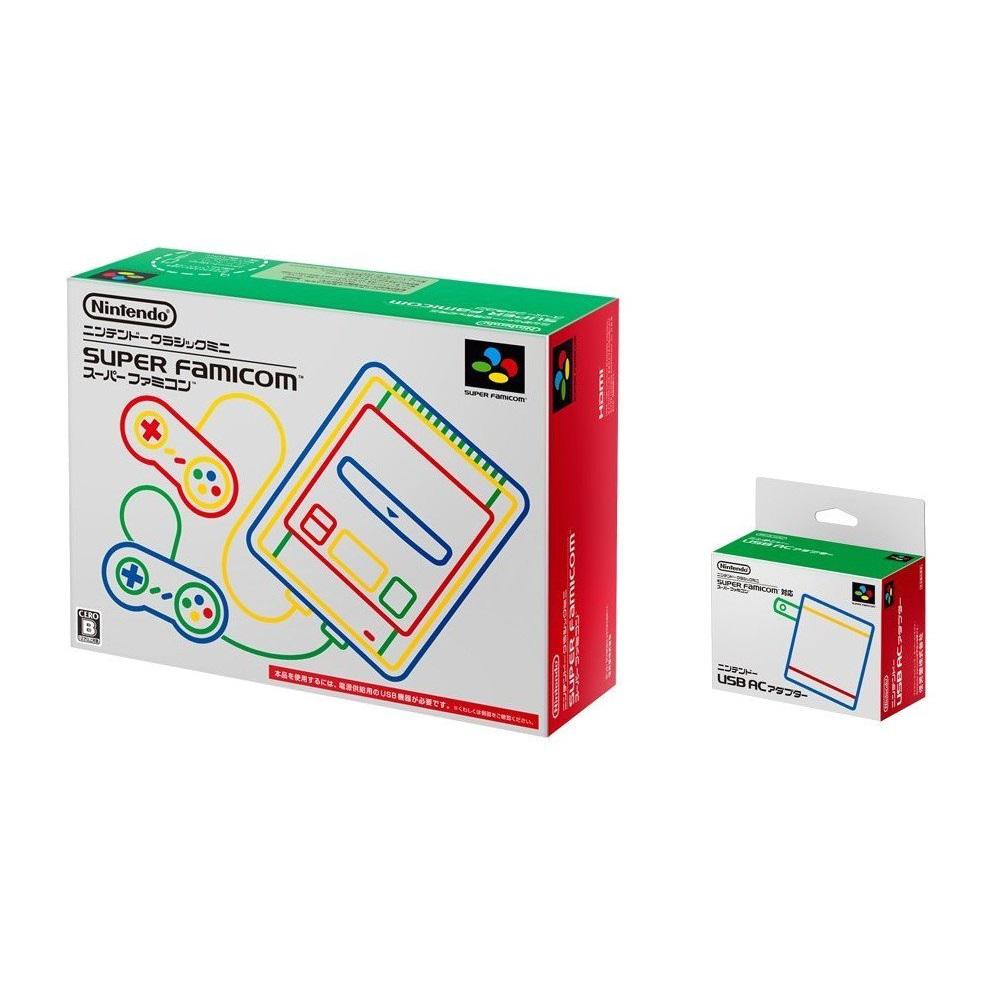 Nintendo 任天堂 Super Famicom 复古迷你游戏主机 + USB AC适配器套装
