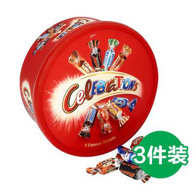 Mars 玛氏 Celebrations 糖果什锦巧克力礼盒装 680g*3盒