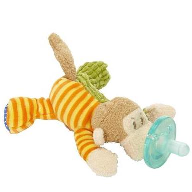 Wubbanub 婴儿布偶安抚奶嘴 猴子玩具
