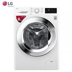 LG WD-N51TNG21 8公斤DD变频 滚筒 洗衣机 直驱电机静音 节能 智能手洗洁净护衣