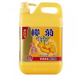 （实惠2.36斤）榄菊生姜洗洁精1.18kg/瓶 易漂易清 可洗蔬果、餐具