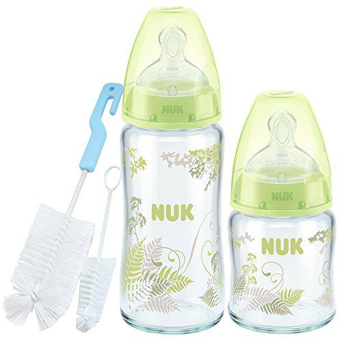 NUK 新生儿 宽口玻璃奶瓶套 *2件