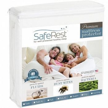 SafeRest 低过敏性防水防尘螨防细菌床垫保护罩