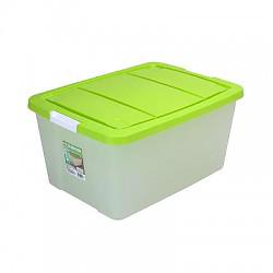 移动端：爱丽思（IRIS）42L中号环保塑料盒透明树脂整理收纳箱单个装 整理箱 收纳筐
