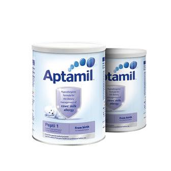 Aptamil 爱他美 水解抗牛奶蛋白 过敏配方奶粉1段 800g*2罐