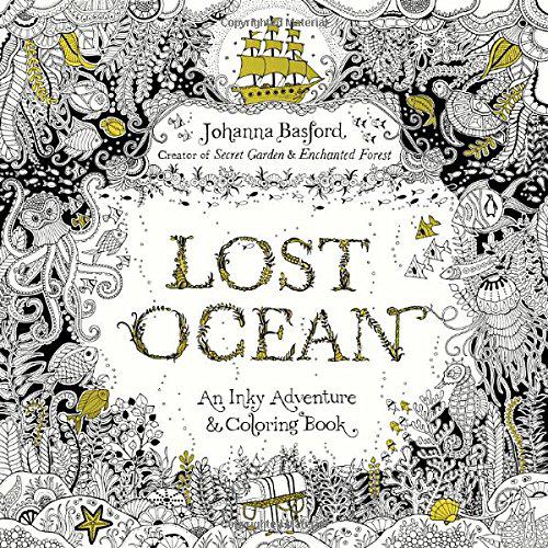 《Lost Ocean》迷失海洋 英文原版涂色书