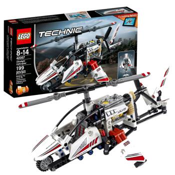 LEGO 乐高 42057 科技系列 超轻量直升机 *2件