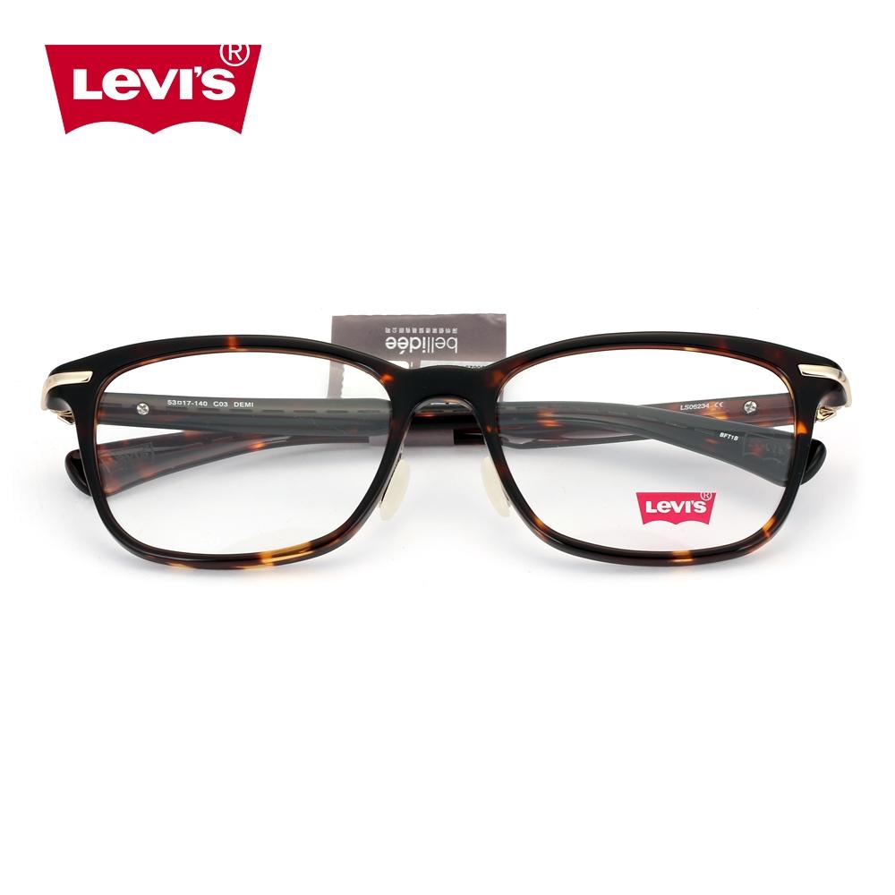 Levi's 李维斯 板材眼镜架LS06234-C03-53+蔡司A系列1.56非球面树脂镜片