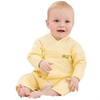 Bornbay贝贝怡0-3-6个月新生儿绑带连体衣
