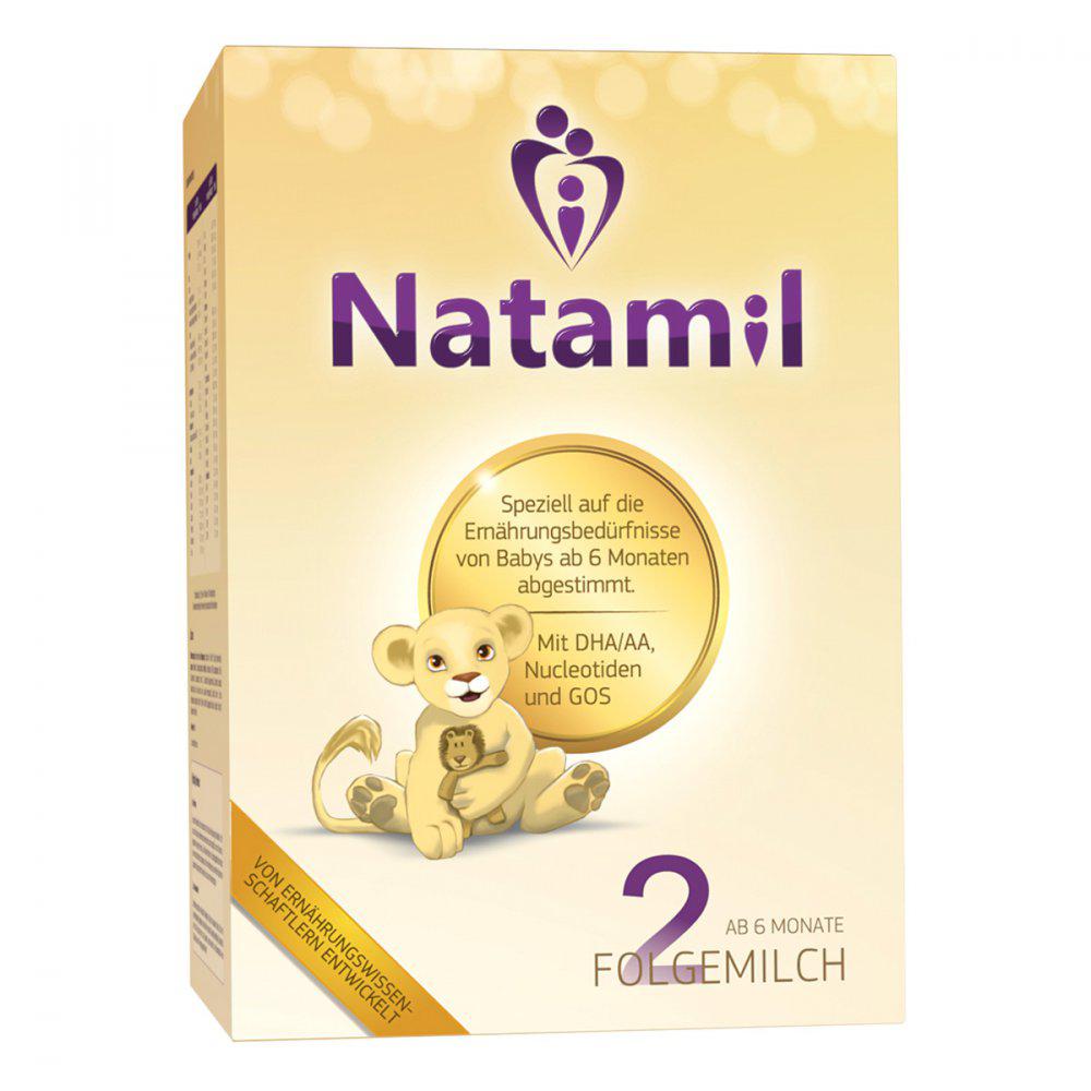 Natamil 婴幼儿配方奶粉 2段 800g