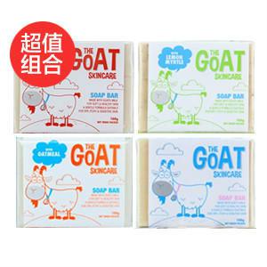 The Goat Soap 纯天然手工皂羊奶皂 100g*4