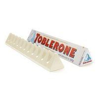 Toblerone瑞士三角 亿滋进口 白巧克力含蜂蜜及巴旦木糖100g*6条 (瑞士进口) 休闲零食
