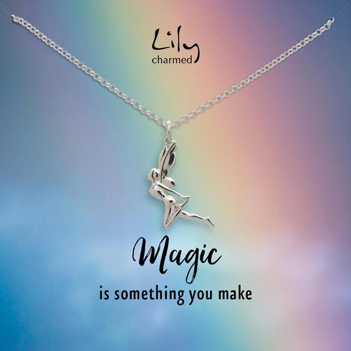 Lily charmed 魔法精灵造型 925银项链