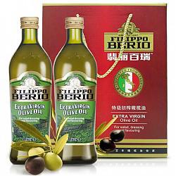 翡丽百瑞 （ FILIPPO BERIO） 特级初榨橄榄油1L礼盒 *3件
