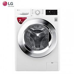 LG WD-N51HNG21 7公斤DD变频 滚筒洗衣机 直驱电机 降耗 降噪 6种智能手洗洁净不伤衣 奢华白