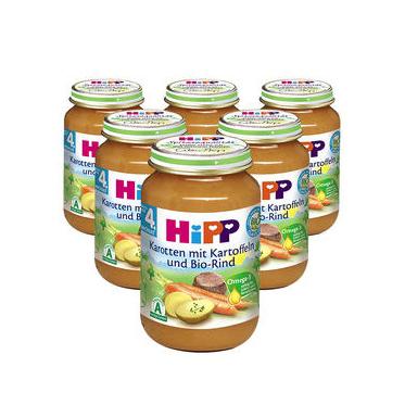 HiPP 喜宝 土豆胡萝卜牛肉泥 190g*6瓶