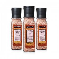 KIRKLAND SIGNATURE科克兰 喜马拉雅红盐 368.5克/瓶（3瓶装）附研磨器