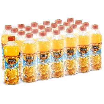 【京东超市】美汁源 果粒橙 橙汁饮料450ml毫升*24瓶 整箱