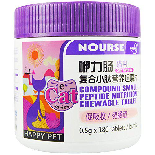 NOURSE 卫仕 咿力肠猫用 复合小肽营养咀嚼片 90g（180片） *4件