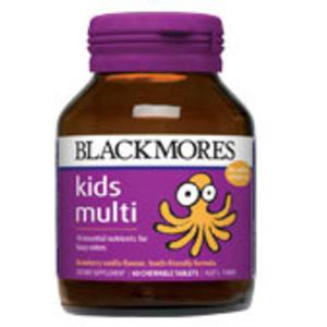 BLACKMORES 澳佳宝 儿童 复合维生素咀嚼片 60片 草莓味