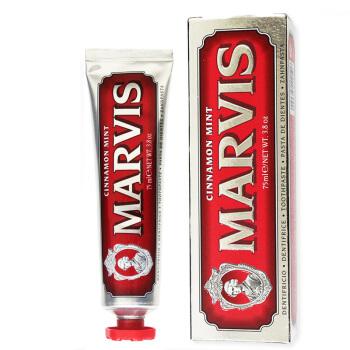 MARVIS 玛尔斯 牙膏 红色肉桂味 75ml *4件 +凑单品