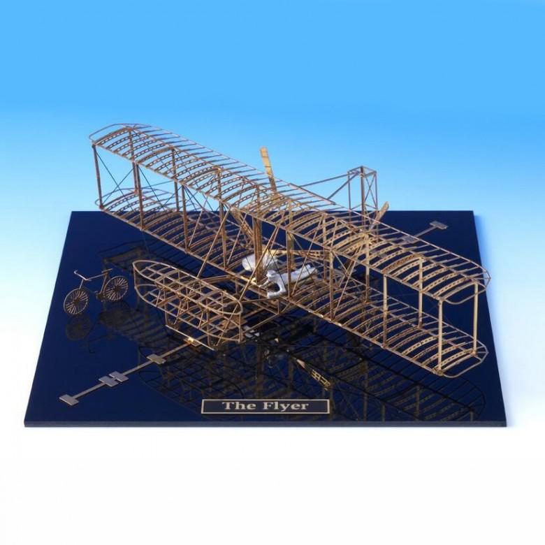 Aerobase 黄铜制 莱特1903 飞机拼装模型 大号