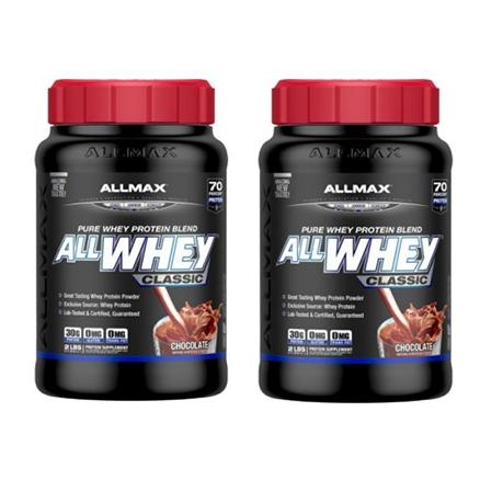 ALLMAX Nutrition AllWhey Classic 100％乳清蛋白粉 2磅 * 2罐