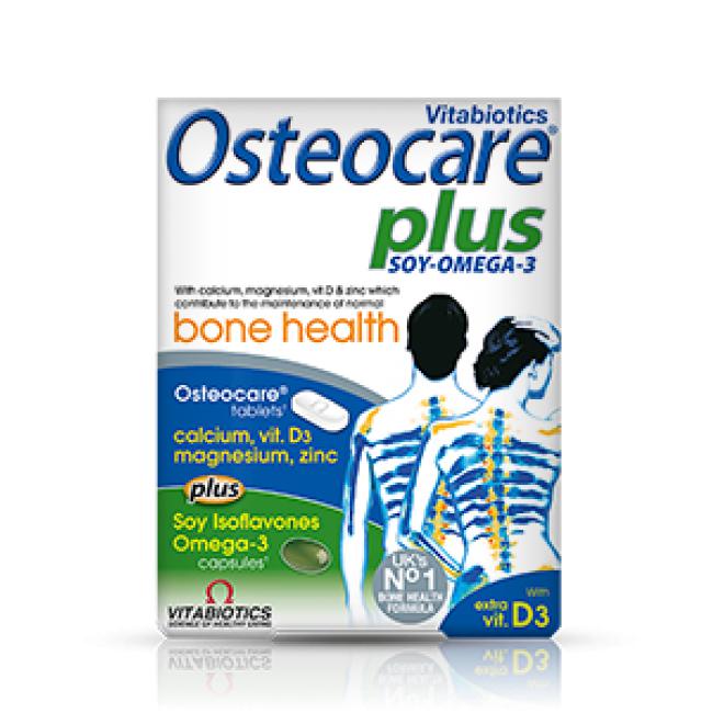 Vitabiotics Osteocare 综合营养补充加强片 28粒鱼油+56粒钙片