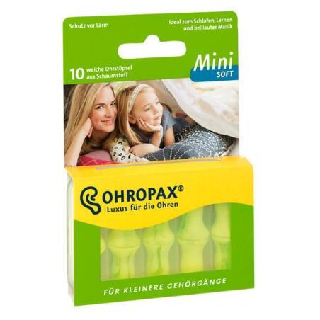 OHROPAX mini soft 防噪音隔音柔软耳塞 睡眠耳塞 10只装