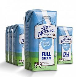 So Natural 全脂UHT牛奶 200mlx24盒
