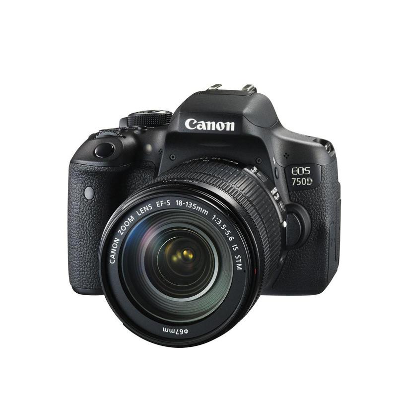 Canon 佳能 EOS 750D EF-S 18-55mm F/3.5-5.6 IS STM镜头 单反套机