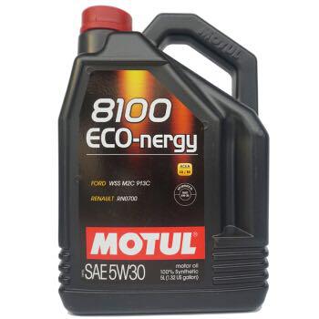 MOTUL 摩特 8100 Eco-nergy 5W-30 全合成润滑油 5L
