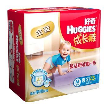 Huggies 好奇 金装 婴儿成长裤 裤型纸尿裤 M24片