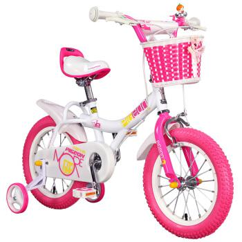 PIGEON 飞鸽 儿童自行车 16寸 白粉色 +凑单品