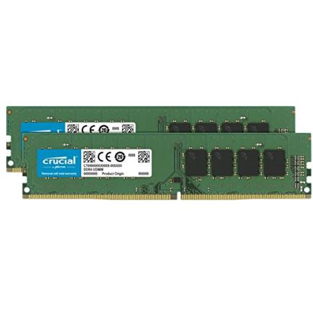 crucial 英睿达 美光 DDR4 2400 台式机内存 16GB（8GB×2）