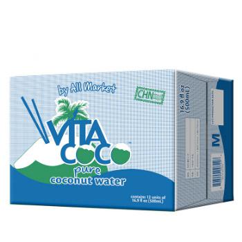 唯他可可（Vita Coco） 椰子水500ml*12 马来西亚进口