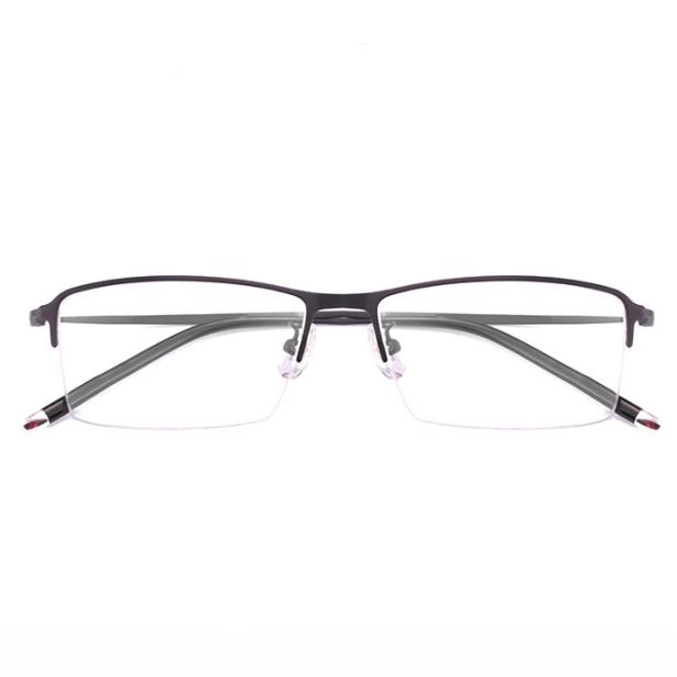 HAN HD4933 防蓝光半框眼镜架+1.56防蓝光镜片