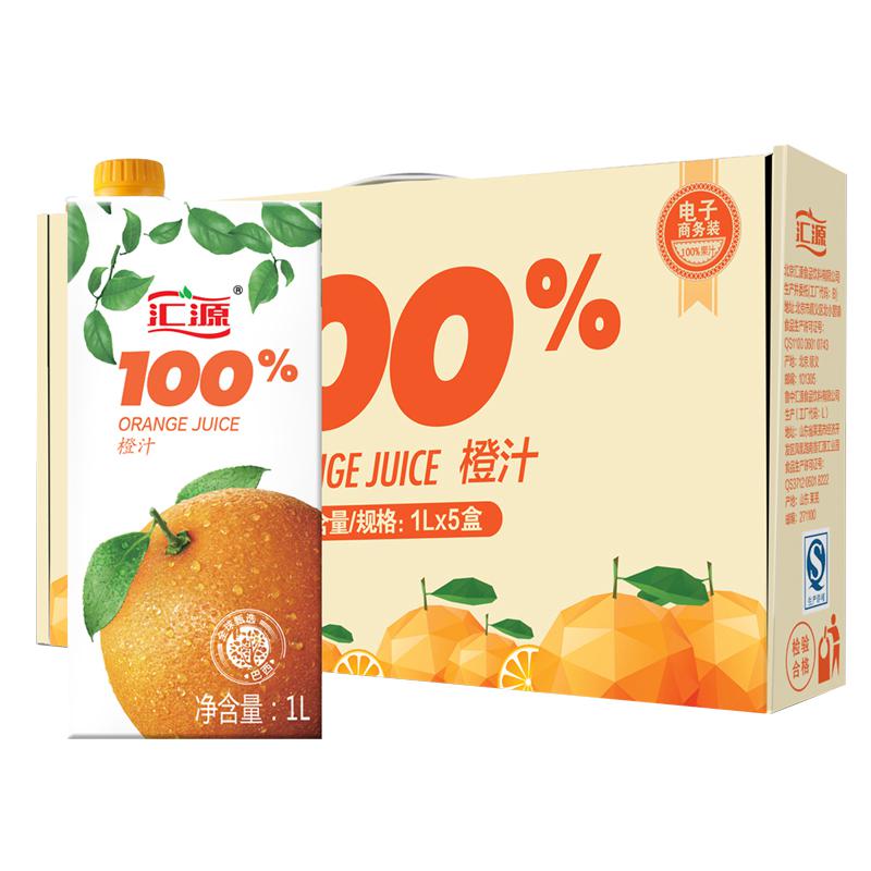 汇源 三生三世版 橙汁1000ml*5盒+青春版 苹果汁 200ml*24盒