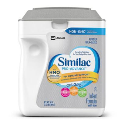 Abbott 雅培 Similac 1段非转基因含铁婴幼儿配方奶粉 964g *4件