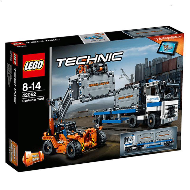 LEGO 乐高 机械组 42062 集装箱工程车组合+机械组 42049 矿山工程车