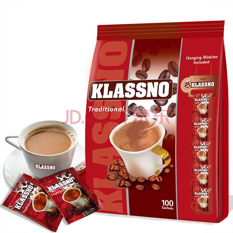 Klassno 卡司诺 3合1即溶咖啡原味 1.8kg