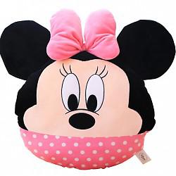 迪士尼Disney 萌版系列 毛绒玩具 造型卡通暖手枕 多功能暖手捂抱枕靠垫布娃娃 米妮 DSN(H)2074 *2件
