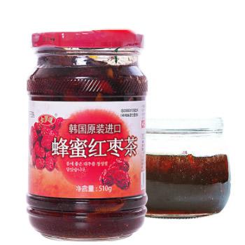 全罗道 蜂蜜红枣茶（果肉饮料） 510g