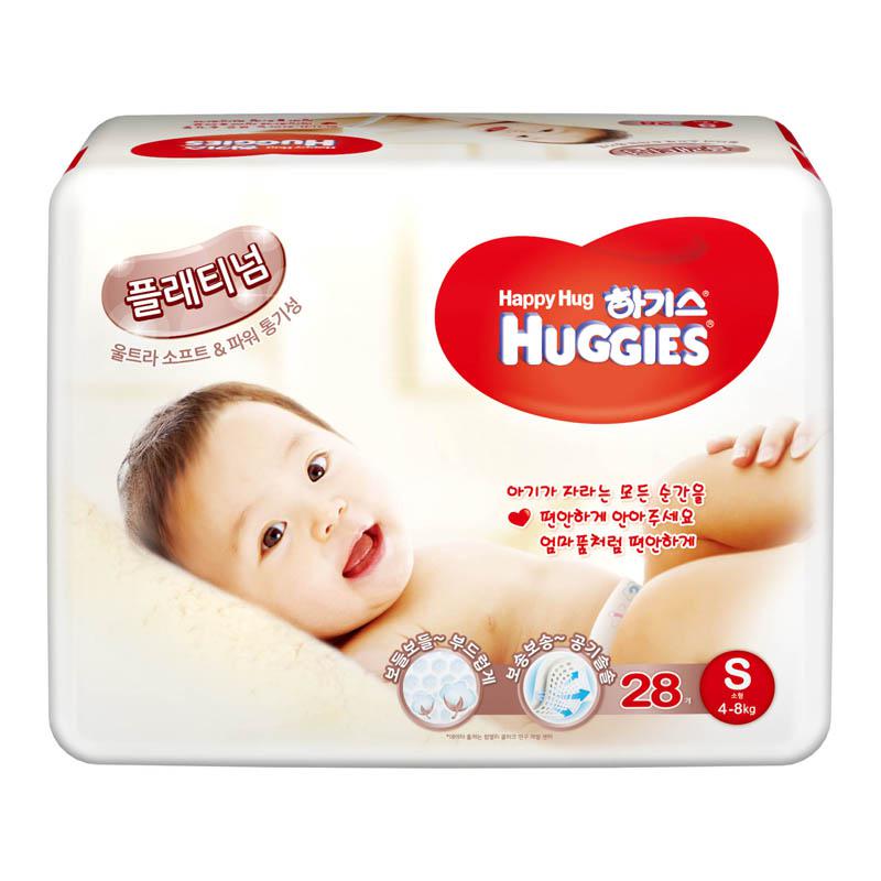 HUGGIES 好奇 铂金装 婴儿纸尿裤 S28片