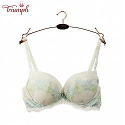 黛安芬（Triumph）日本文胸简约舒适内衣舒适女性胸罩10140319浅绿色65D