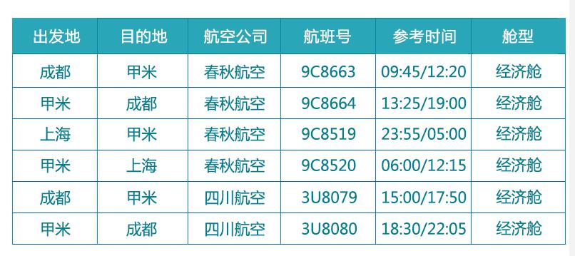 成都/上海直飞泰国甲米6-7天往返含税机票（赠电子地图）