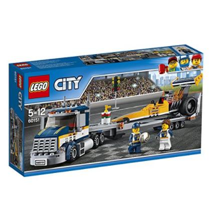LEGO 乐高 City 城市系列 60151  高速赛车运输车 *2件