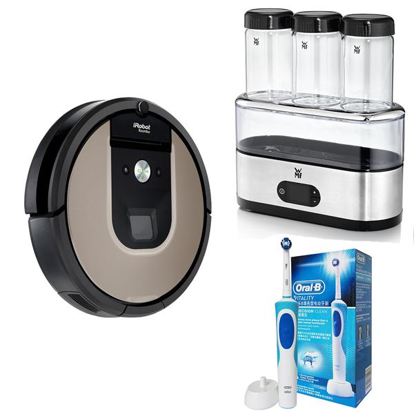 iRobot Roomba 961 扫地机器人+WMF 福腾宝 Yogert Maker 酸奶机+D12 电动牙刷